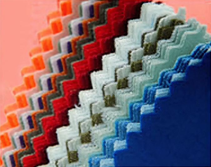 Dyed pocketing fabrics